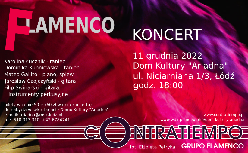 Flamenco – koncert zespołu Contratiempo